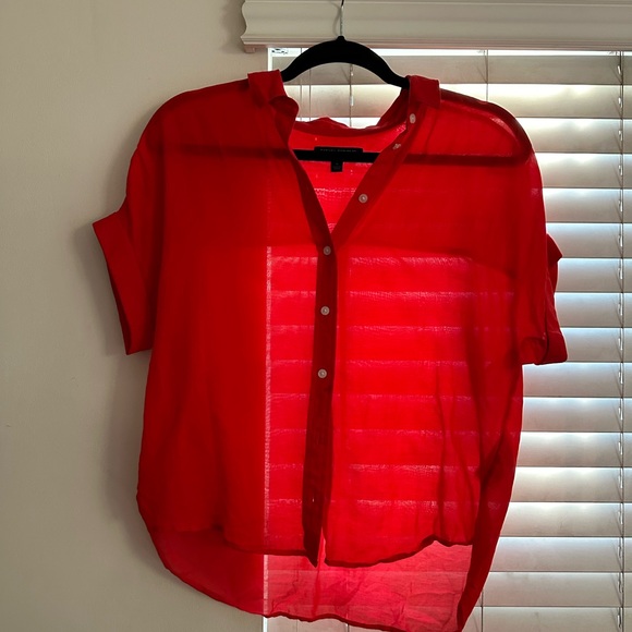 Silk-blend button down - Picture 1 of 6